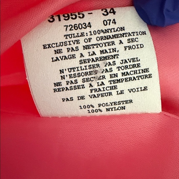 Jessica McClintock for Gunne Sax Strapless Dress Polka Dot Peek-a-Boo Tulle NWT - Picture 6 of 14